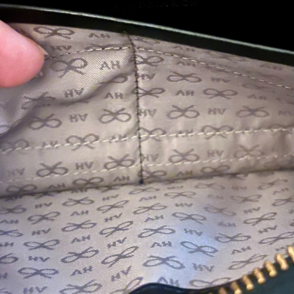 Black Leather Anya Hindmarch Emoji long wallet. - Picture 5 of 12